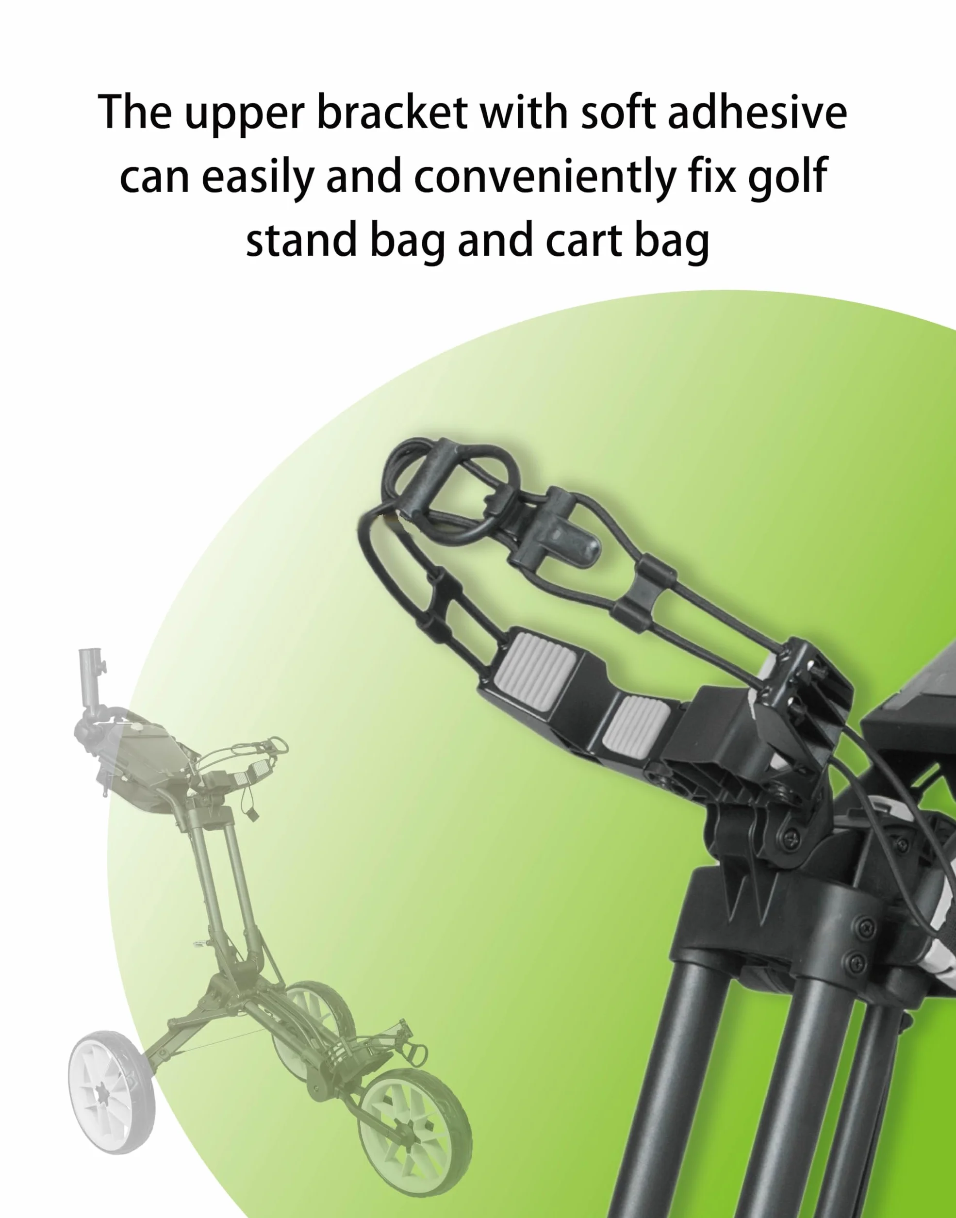 Carrello da Golf a Tre Ruote Pieghevole Newfly Ultra Leggero Compatto