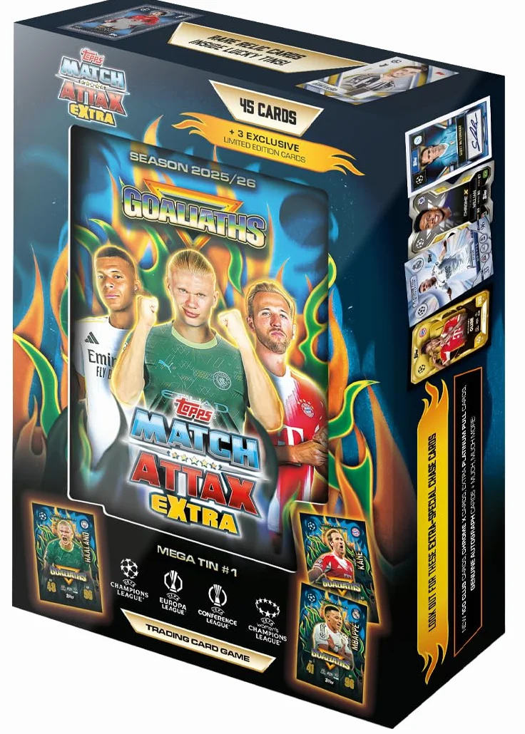Topps UCC Match Attax Extra 2026 Mega Tin Goliaths 48 kart