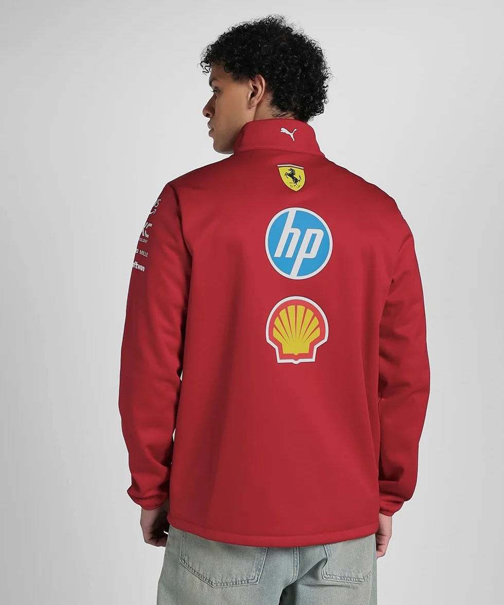 PUMA Scuderia Ferrari F1 Giacca Softshell Team 2025 - Rosso