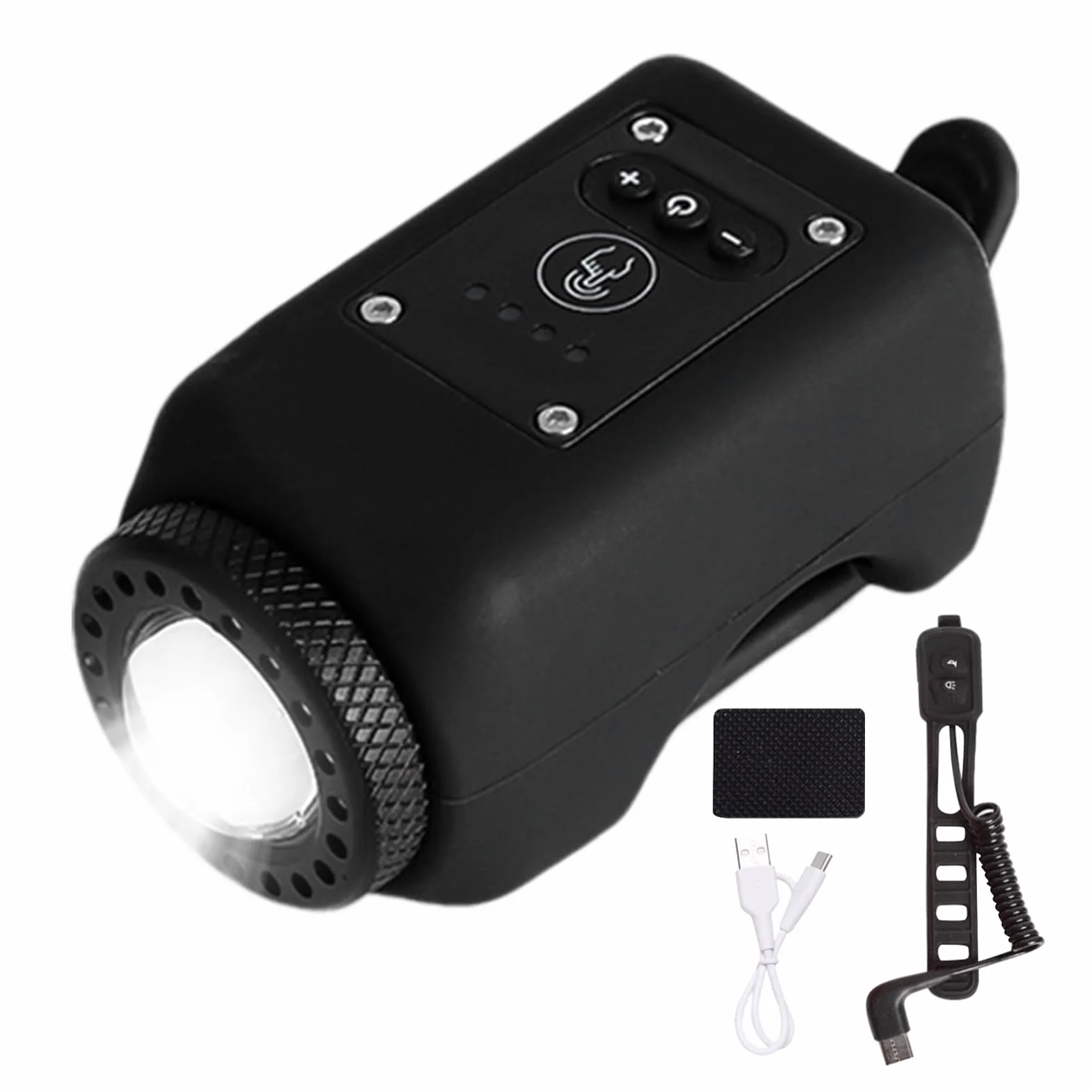 Campanello per bici con allarme forte, ricarica USB, multifunzione, elettronico, per mountain bike