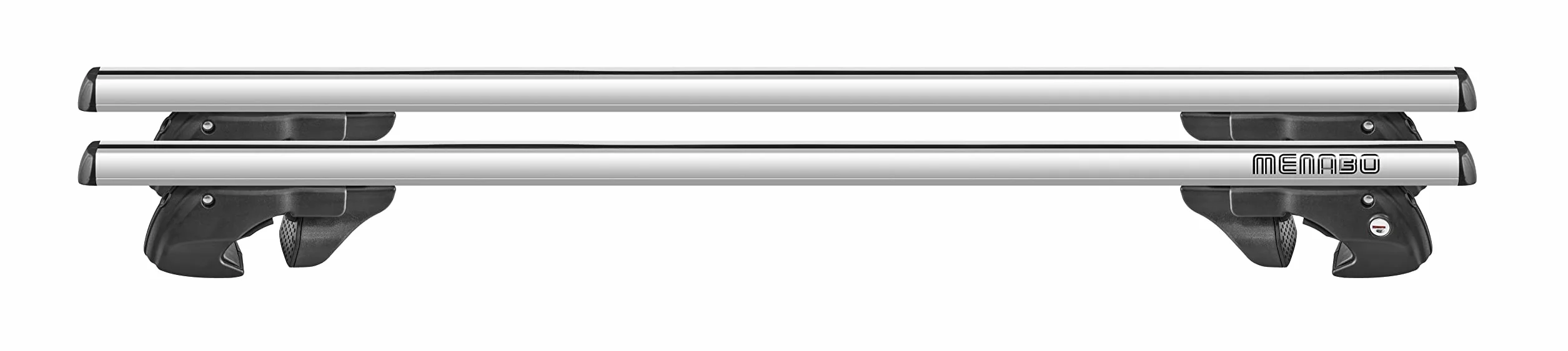 Menabo Sherman XL Coppia di Barre portapacchi in alluminio, 135 cm