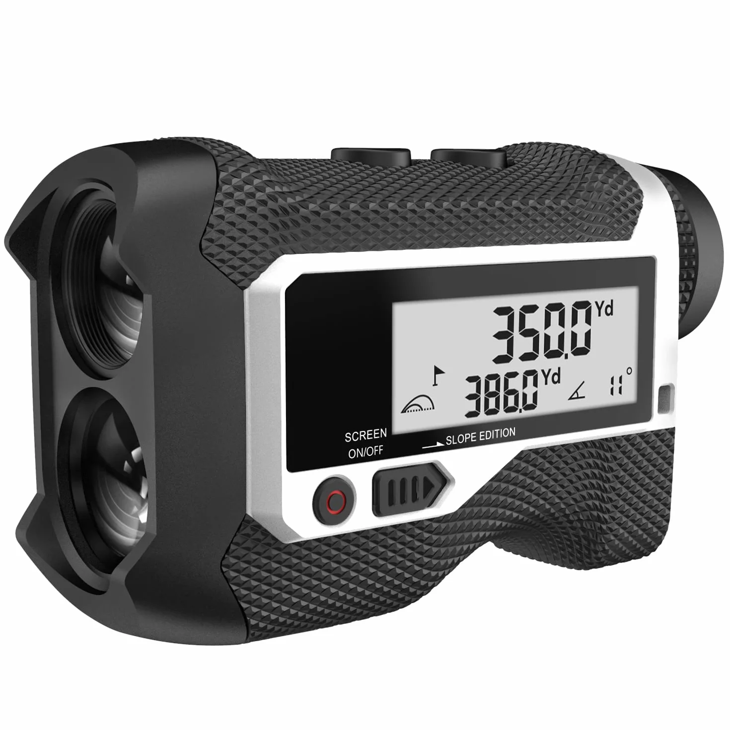 MiLESEEY PF3S Telemetro Golf/Caccia Da 800M con Display LCD Telemetri da Golf, con Interruttore di Inclinazione, Blocco Bandiera e Vibrazione, Precisione ± 0,5M, Montaggio su Treppiede