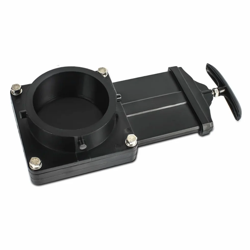 Valvola di scarico RV 3 pollici ABS nero per serbatoi acque reflue acqua dolce camper rimorchi