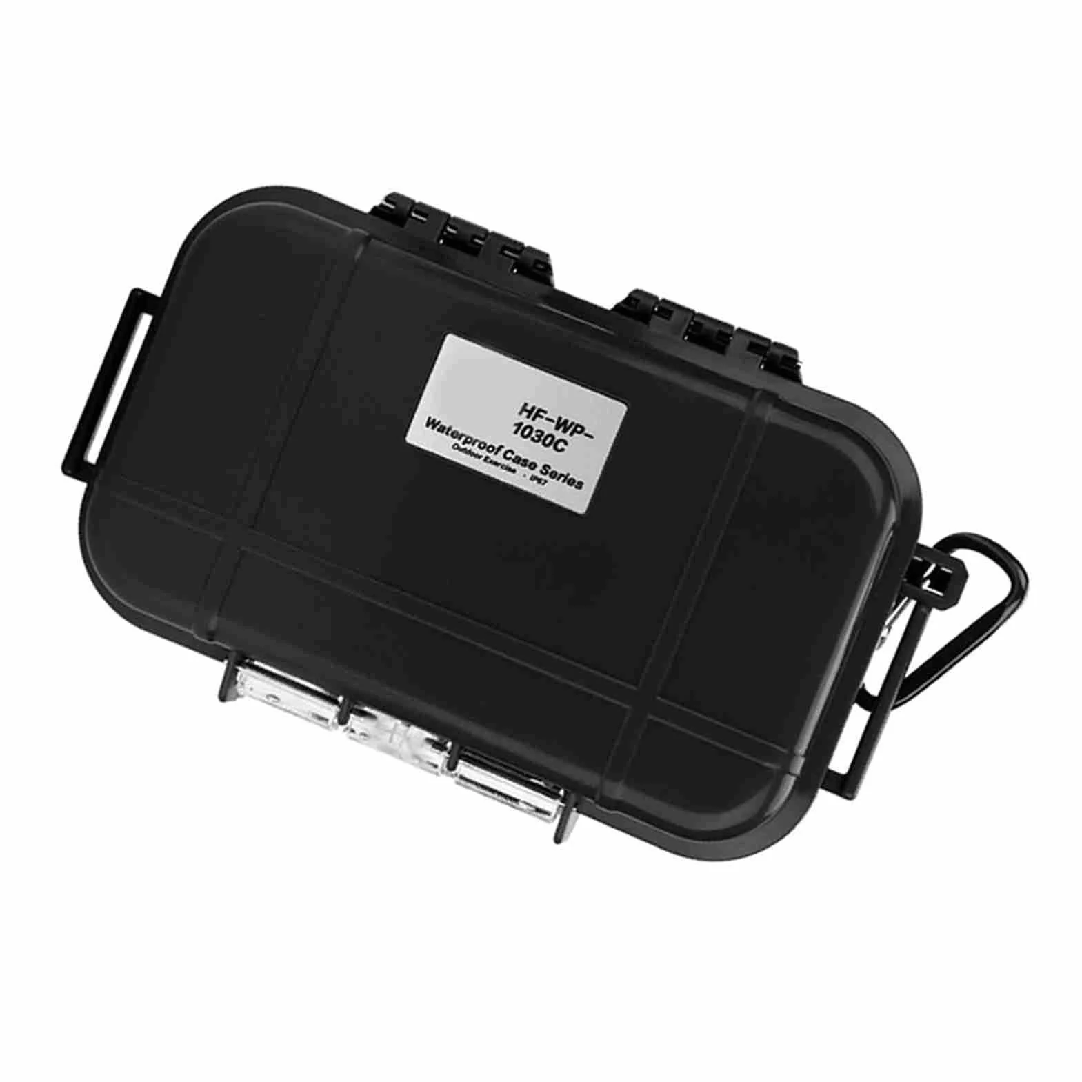 Cocoarm ABS EDC Box Impermeabile Scatola di Stoccaggio con Cuscinetto in Gomma Staccabile