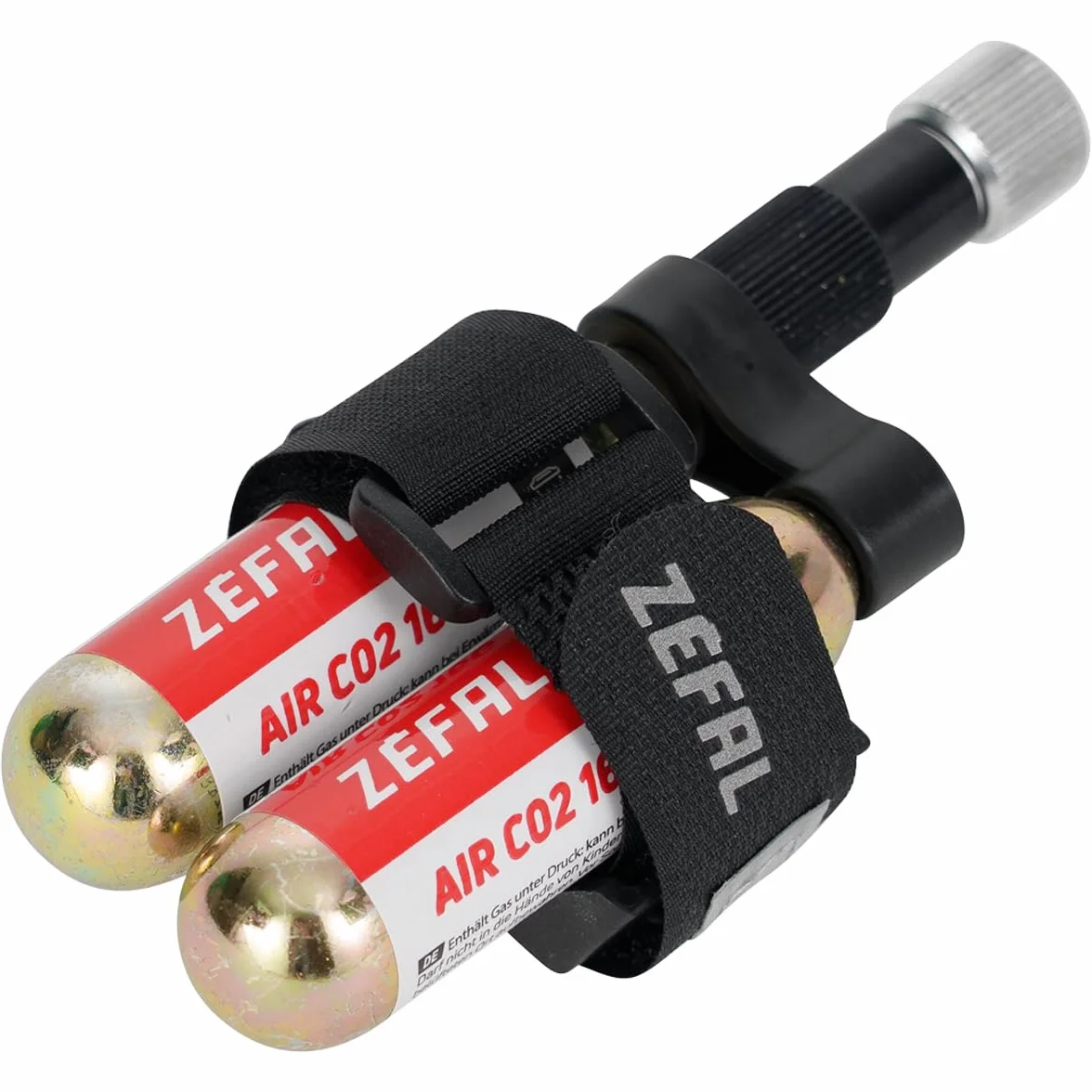 ZEFAL Kit di gonfiaggio CO2 - Gonfiatore EZ Control + 2 cartucce 16g + clip universale