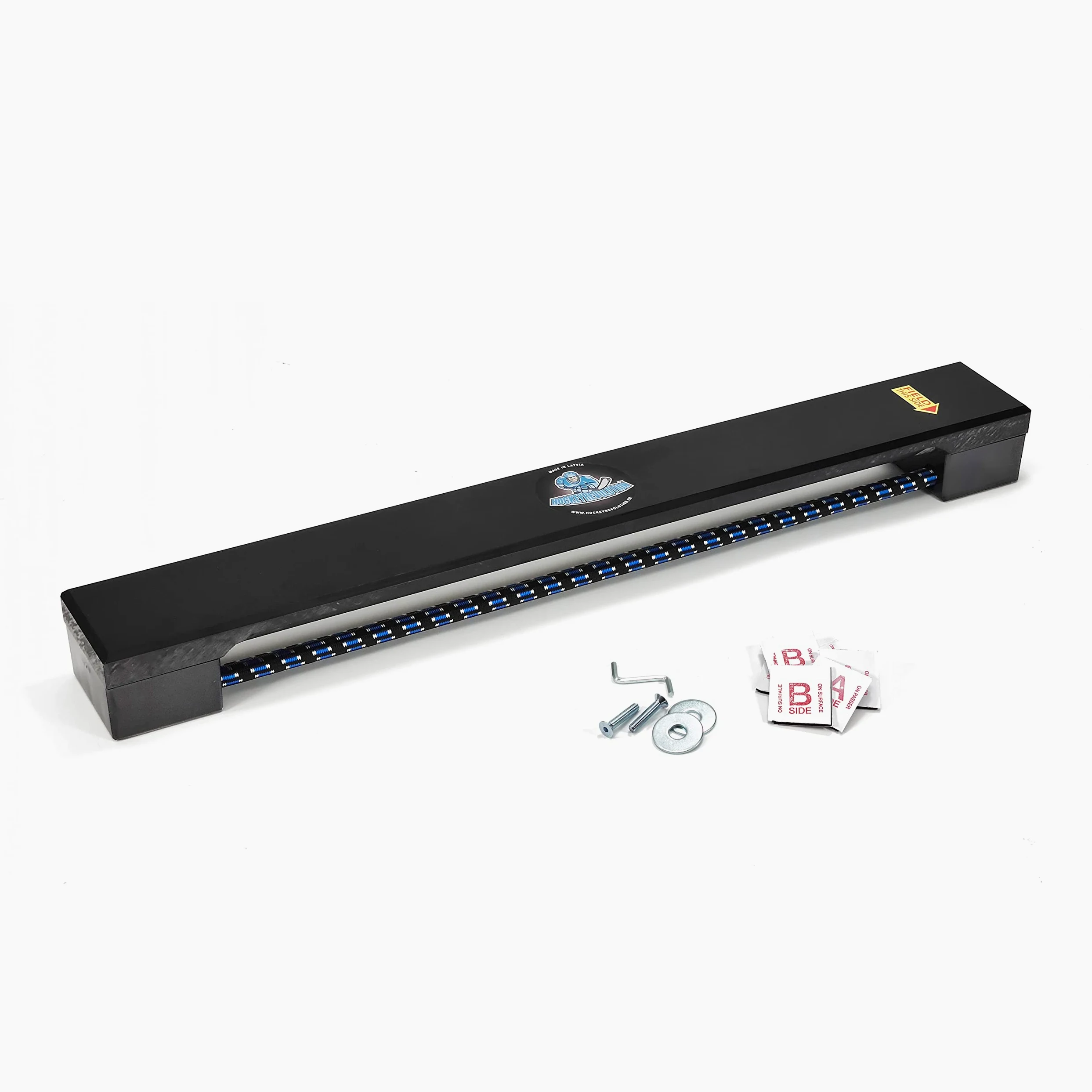 Hockey Revolution My Passer One Timer – Leggero Passing Trainer – Attrezzatura per rimbalzo disco durevole per passaggio, tiro, un timer, lunghezza 61 cm, viti di montaggio incluse e adesivi in velcro