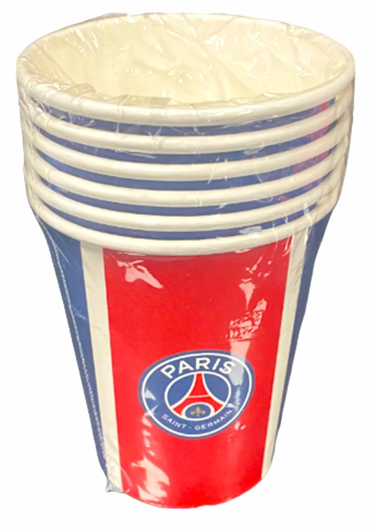 Paris Saint Germain Kit Festa PSG 39 pezzi piatti bicchieri tovaglioli tovaglia