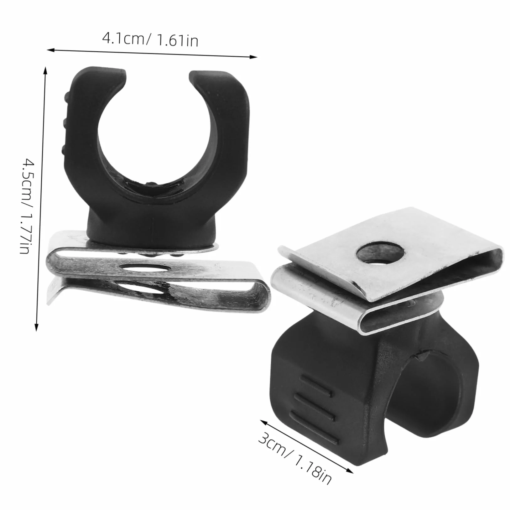 Supporto Clip Torcia Elettrica Casco Sicurezza 20-27 Mm, Accessorio Elmetti Fissaggio Sicuro