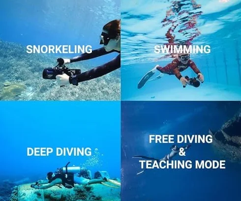 LEFEET Monopattino subacqueo S1 Pro impermeabile profondità 39,6 m per immersioni subacquee snorkeling piscina