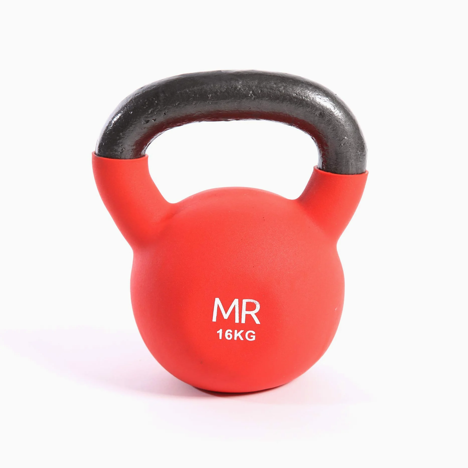 FitAndFun Kettlebell Ghiria Neoprene Rosso Fitness Gambe Braccia Casa Palestra 16kg (Cod. SP5033)