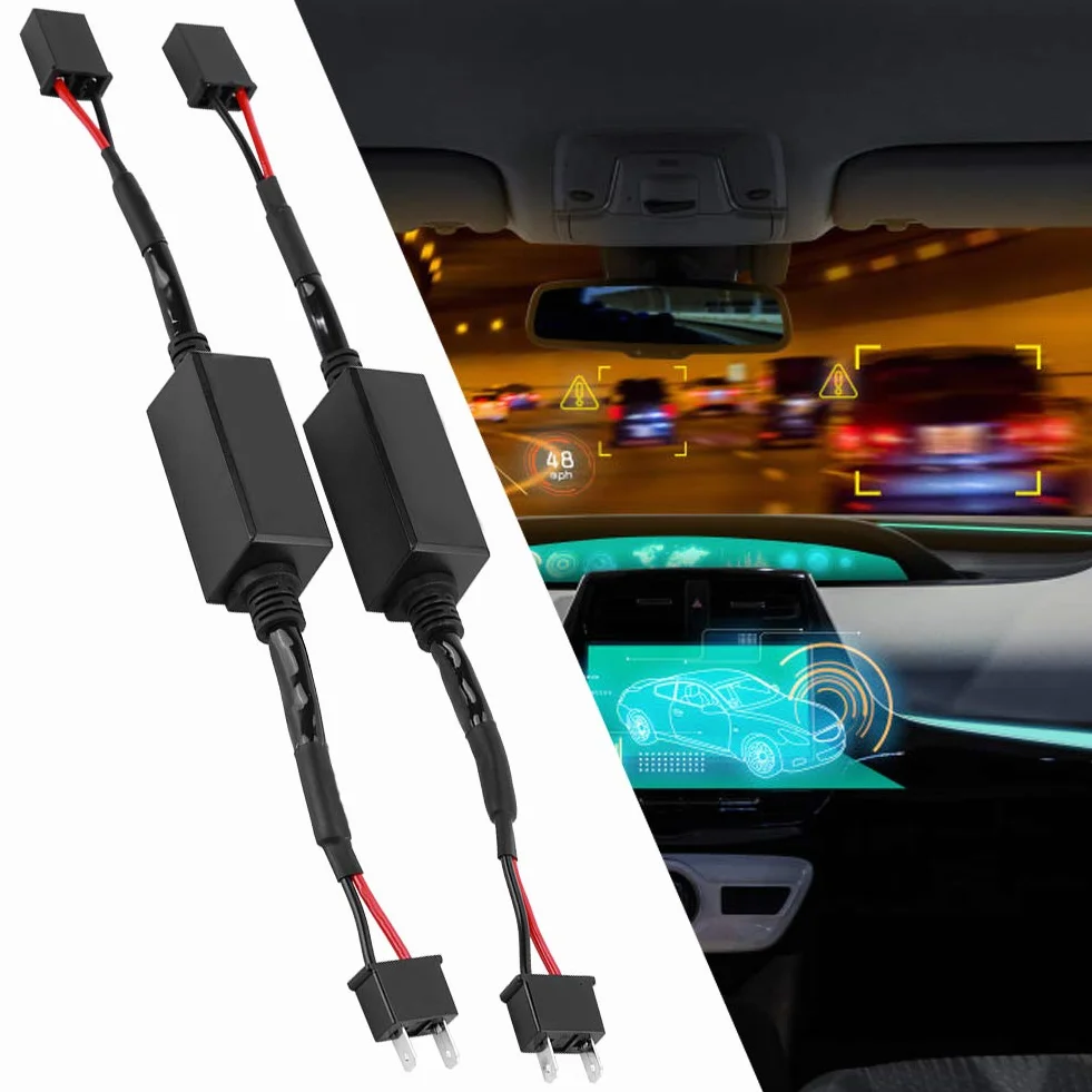 Decodificatore per fari a LED Canbus H7 Resistori anti-sfarfallio 2 pezzi