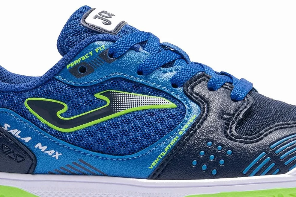 Joma MAX JR 2604 Royal Indoor Scarpe calcio Sala per bambino