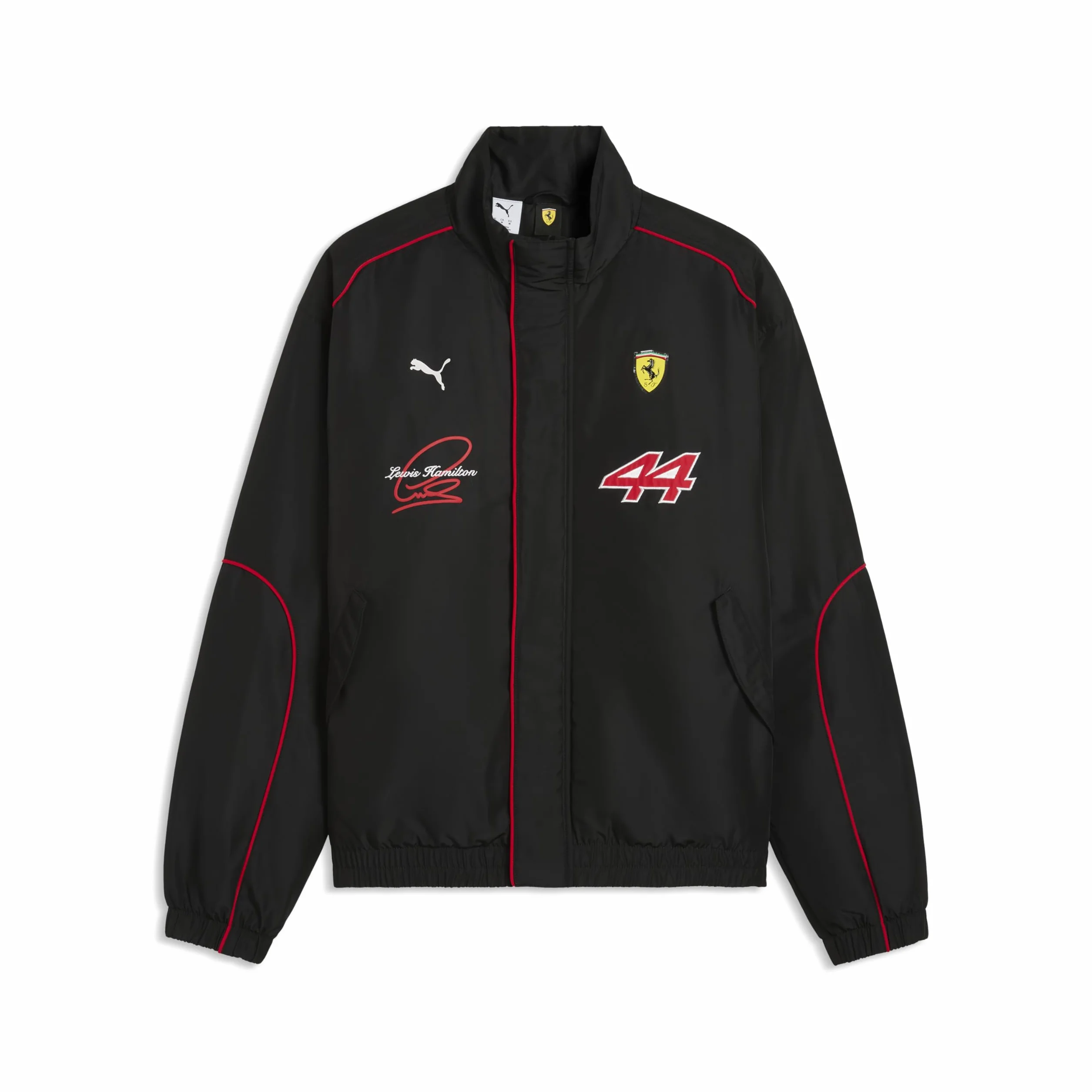 PUMA Scuderia Ferrari F1 Giacca Racing Driver Uomo Lewis Hamilton - Nero