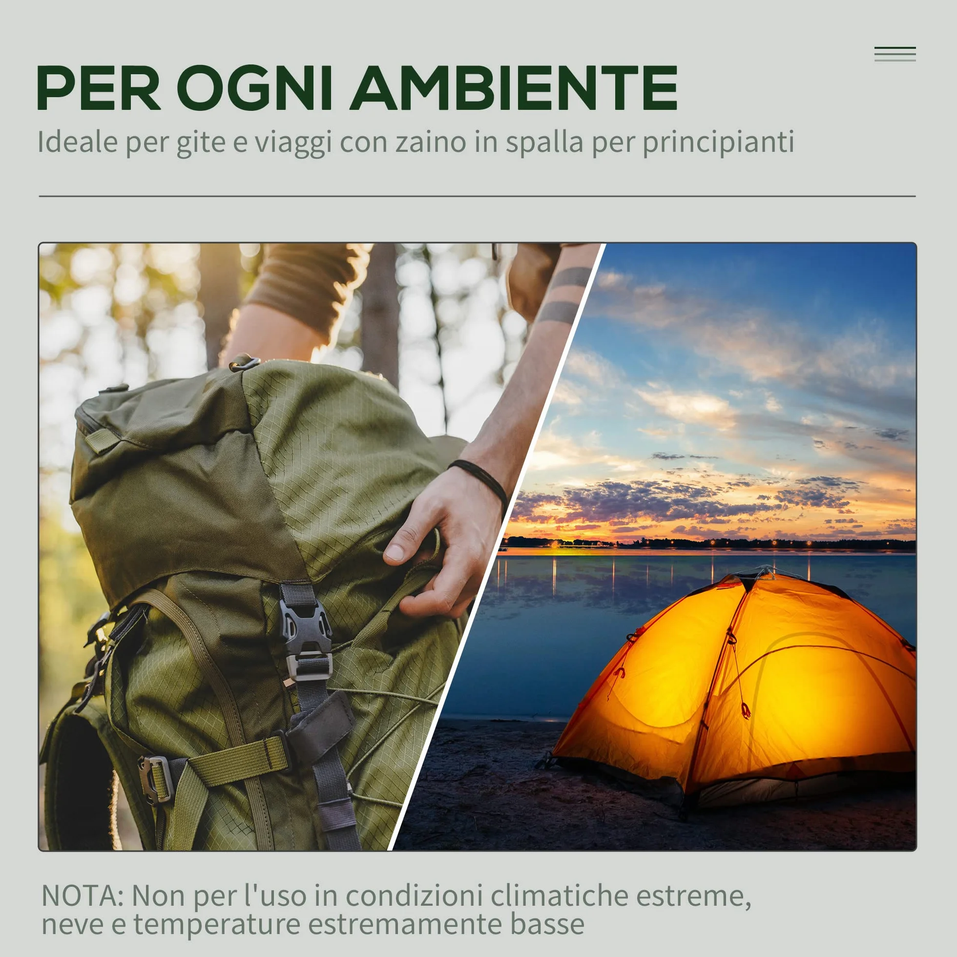 Outsunny Tenda da Spiaggia Pop-Up 4 Posti Protezione UV 210x210x135 cm
