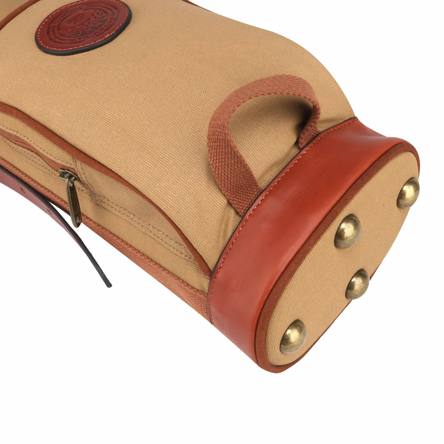 Tourbon Waterproof Canvas Golf Club Travel Bag with Padded Strap