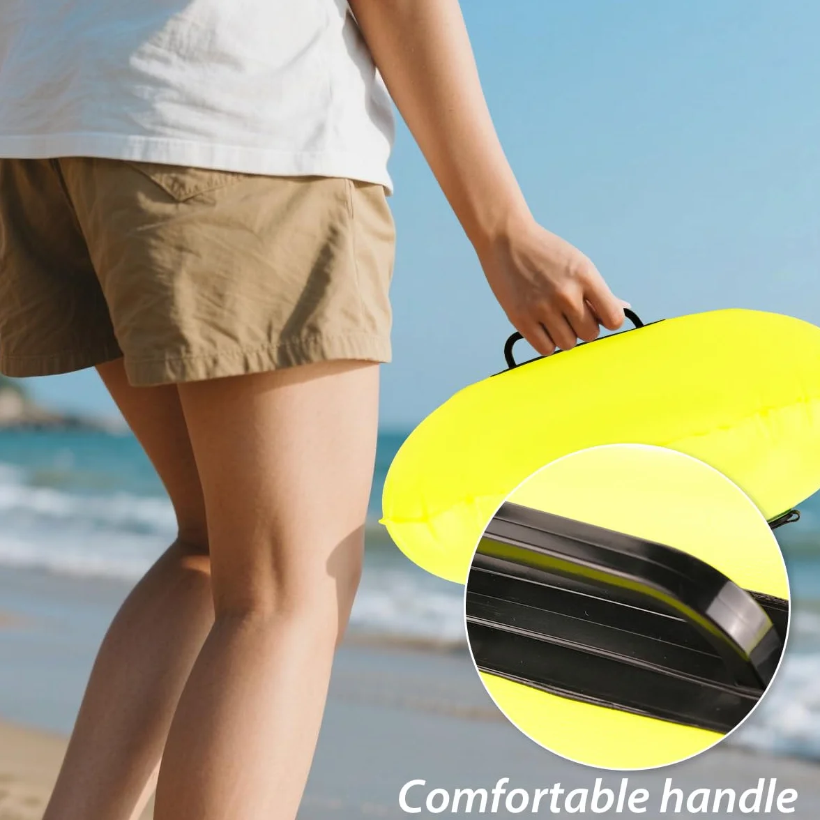 Confezione da traino galleggiante impermeabile gonfiabile in PVC per triathlon nuoto attività all'aria aperta