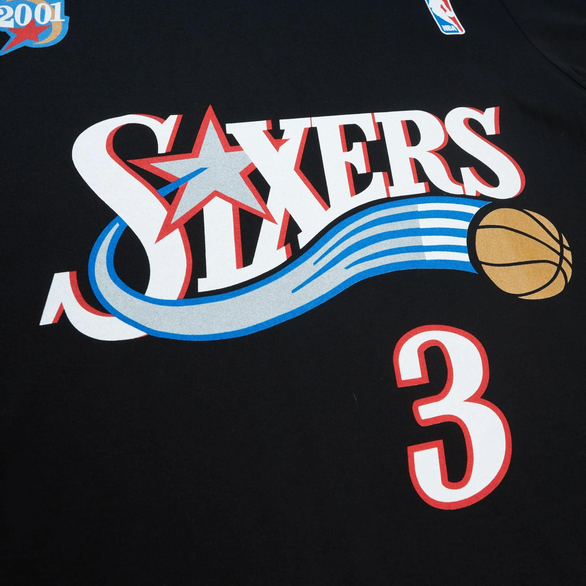 Mitchell & Ness NBA HWC Name & Number Tee