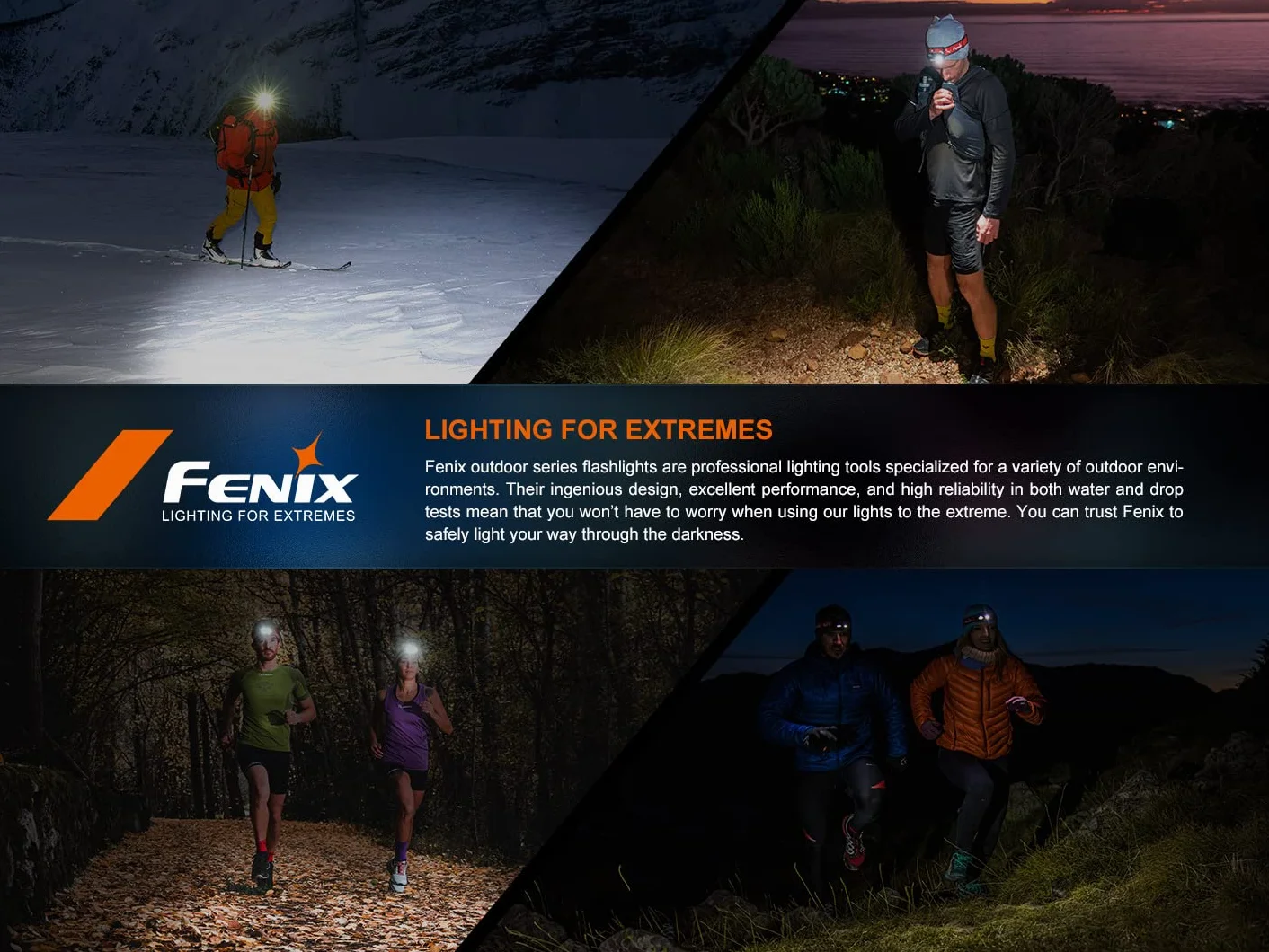 Fenix HM65R-T v2.0 Torcia da testa ricaricabile 1600 lumen 170 m 300 ore