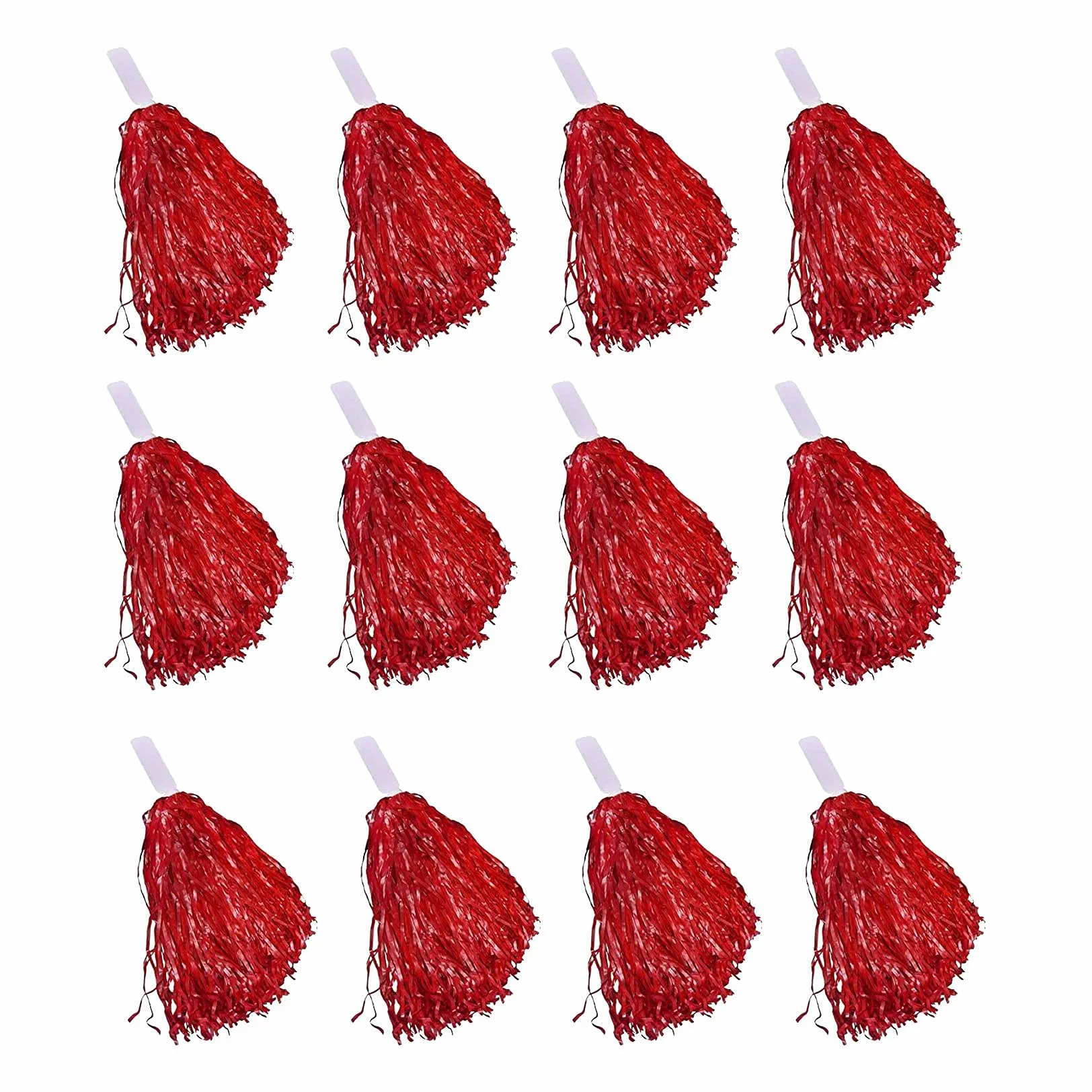Poncho per adulti e bambini con manico rosso per cheerleader feste