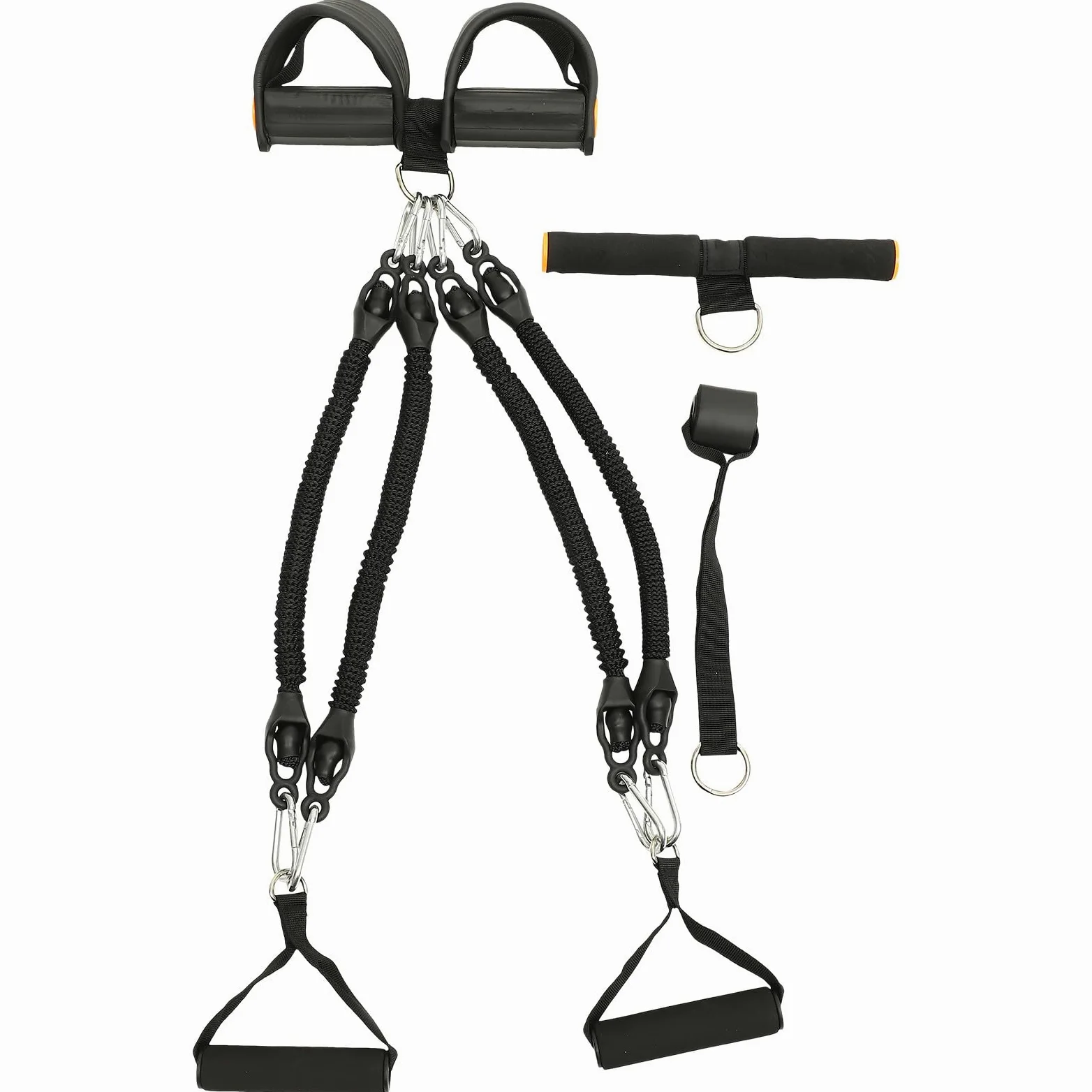 Toyvian Corda Elastica Pedale Resistente in Spesso per Esercizi Fitness Casa e Palestra Multifunzionale per Allenamento Gambe Braccia e Vita Portatile e Durevole