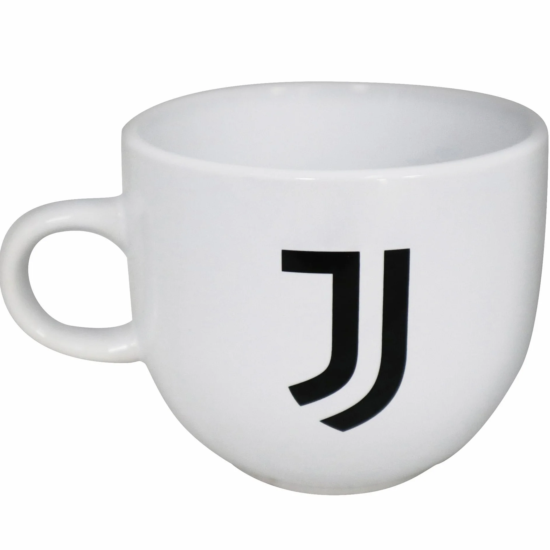 Tazza Jumbo da Latte Ufficiale Bianconera Logo Stemma JJ in Scatola Regalo Originale
