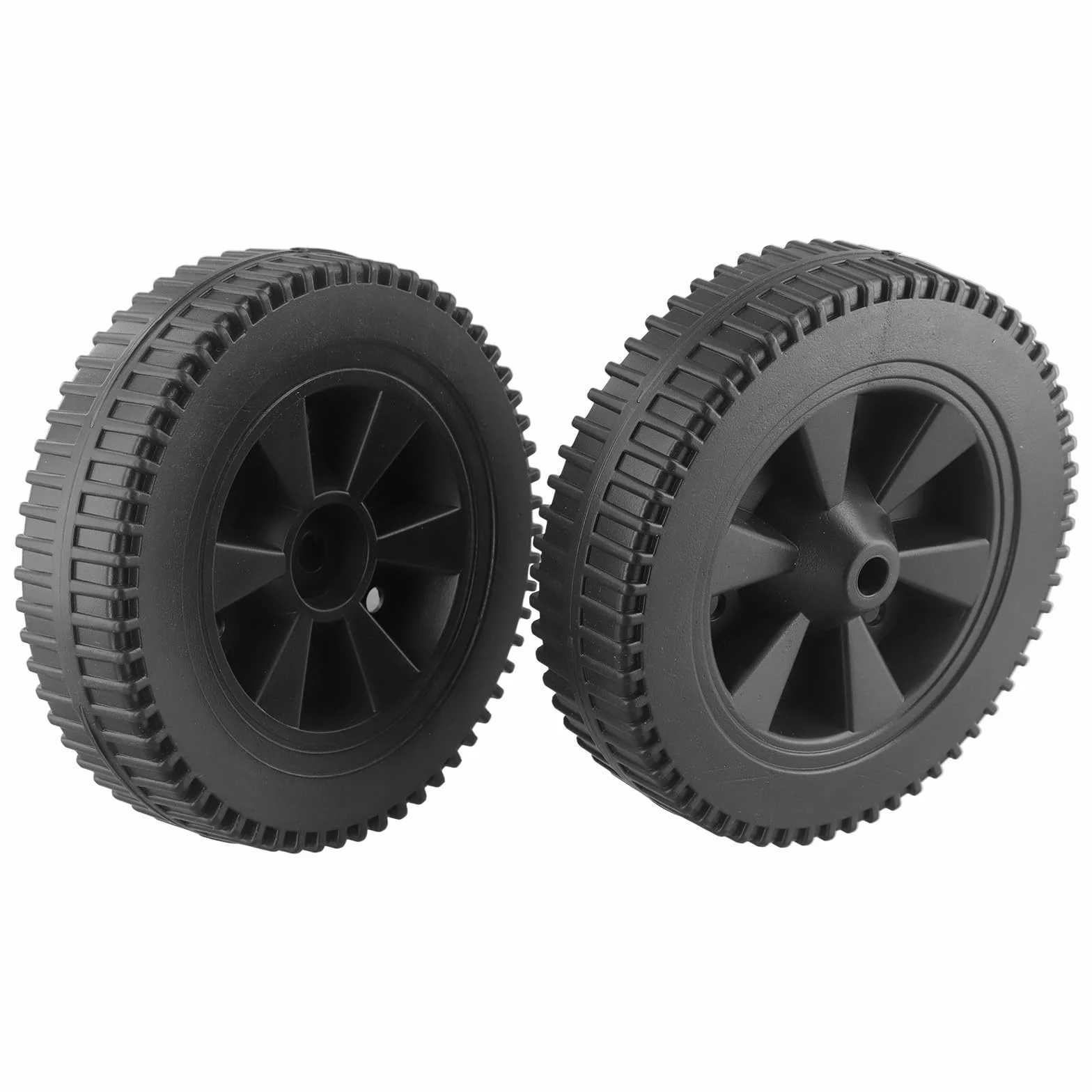 Ruote di ricambio per barbecue 17,8 cm, plastica, resistenti al calore e all'usura (170 mm)