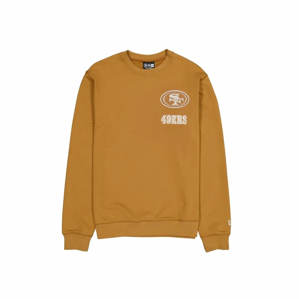 San Francisco 49ers Maglione Girocollo Unisex NFL Select Bronzo Chiaro