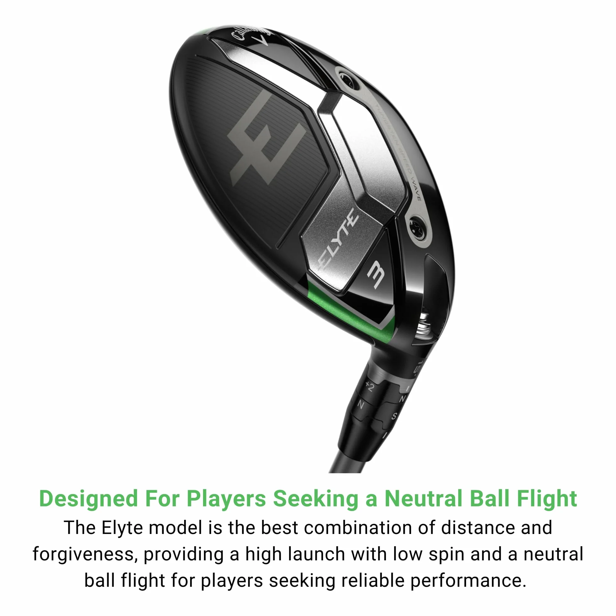 Callaway Golf Elyte Fairway Wood 5 Legni Regualr Denali Charcoal 60g Destra