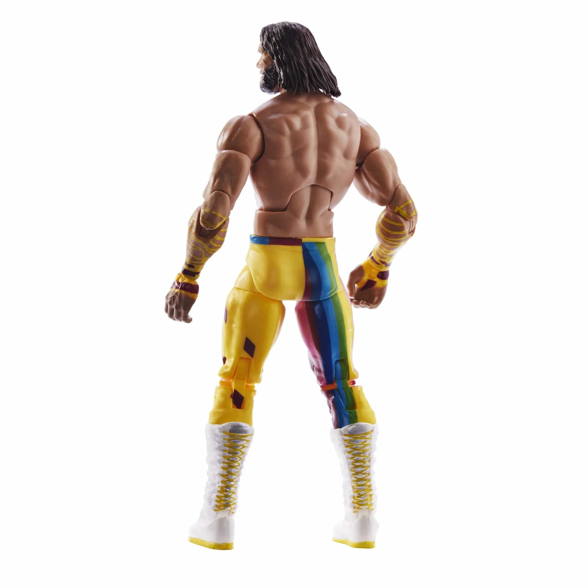 Mattel WWE Elite Macho King Randy Savage Action Figure Wrestlemania 15+ cm 25 Articolazioni TrueFX HKP10