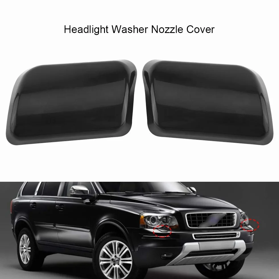 Yctze Xc90 Coperchio Spruzzatore Faro - 1 Paio di Cappucci di Copertura Dell'Ugello Lavafari 30698209 30698208