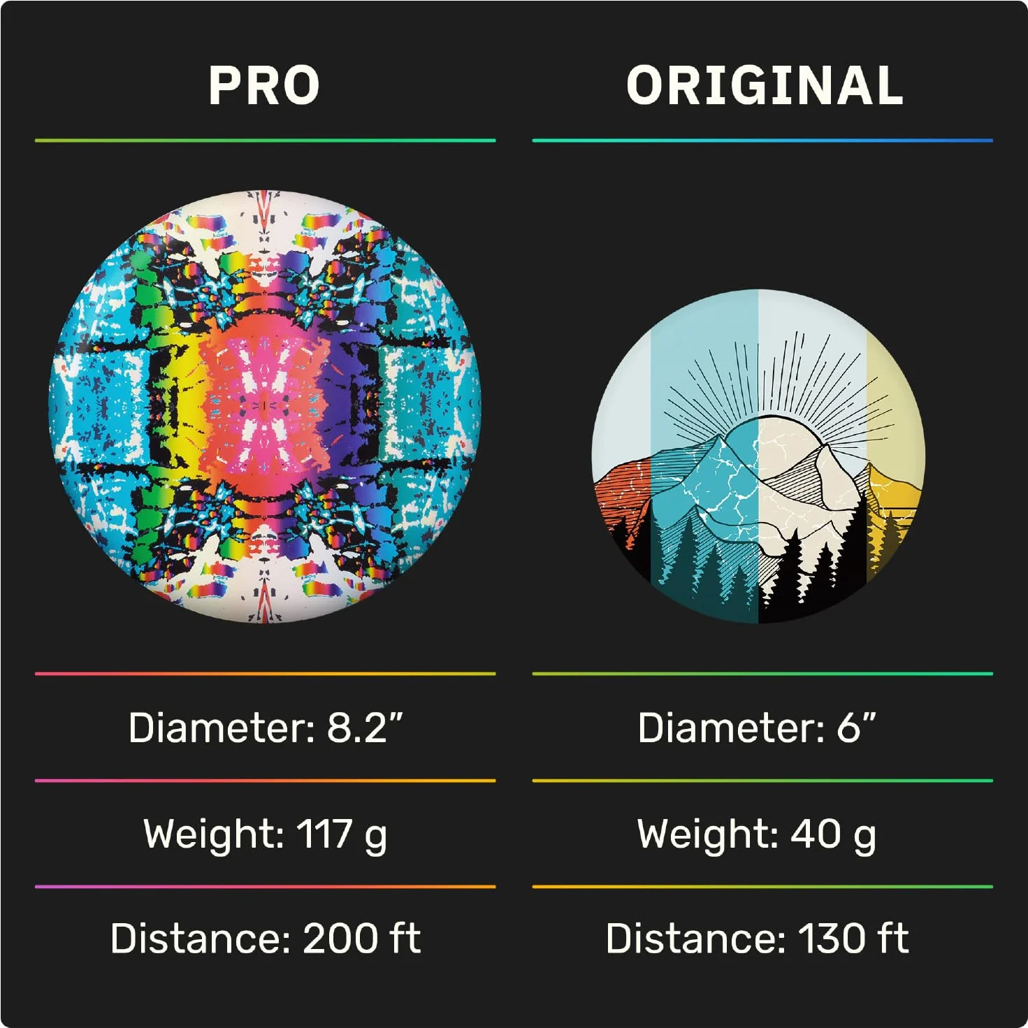 Waboba Wingman Pro Plegable Disco de Silicona Vuela Recto y Lejos Tamaño de Color Tundra