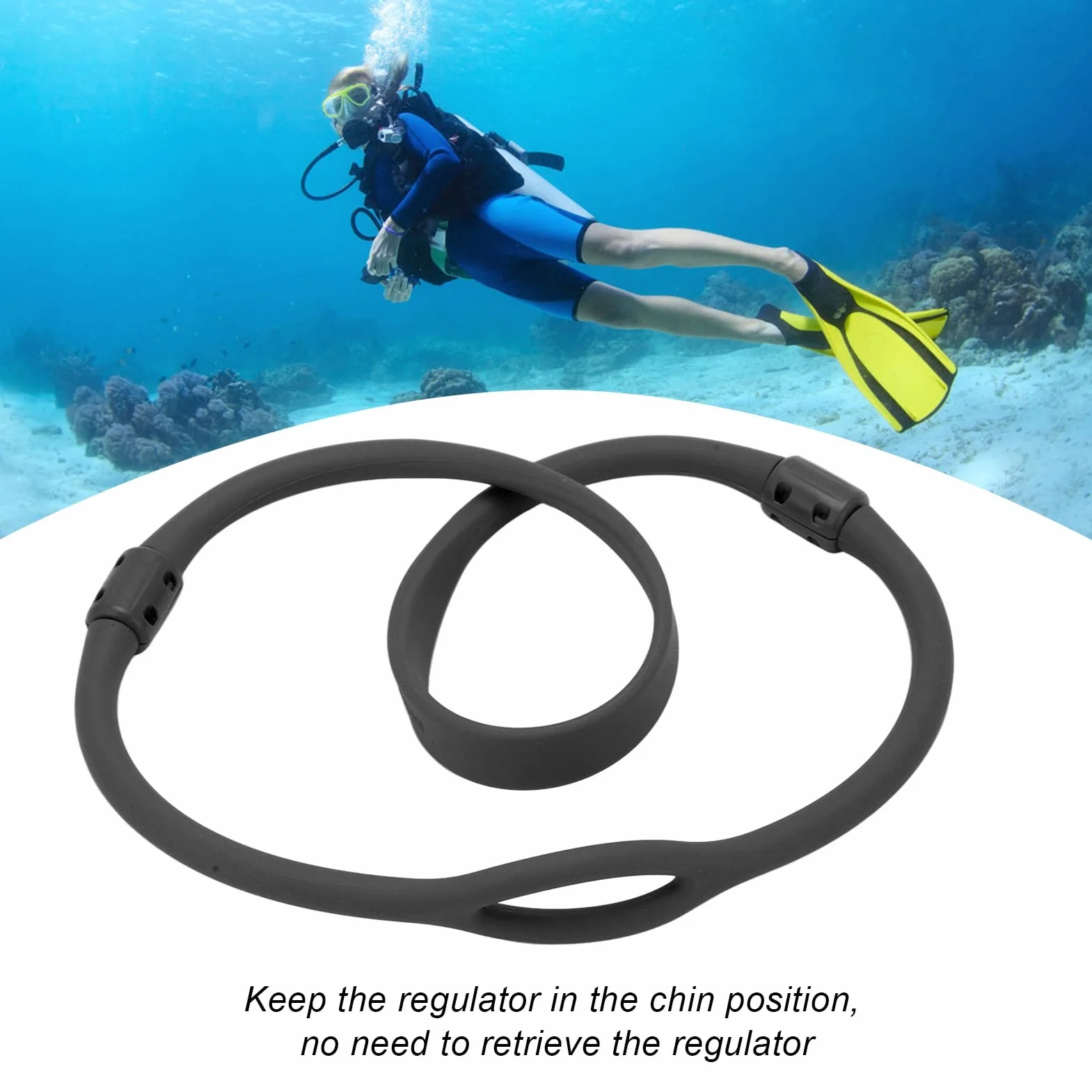 VGEBY Supporto per Regolatore in Silicone per Immersioni Subacquee