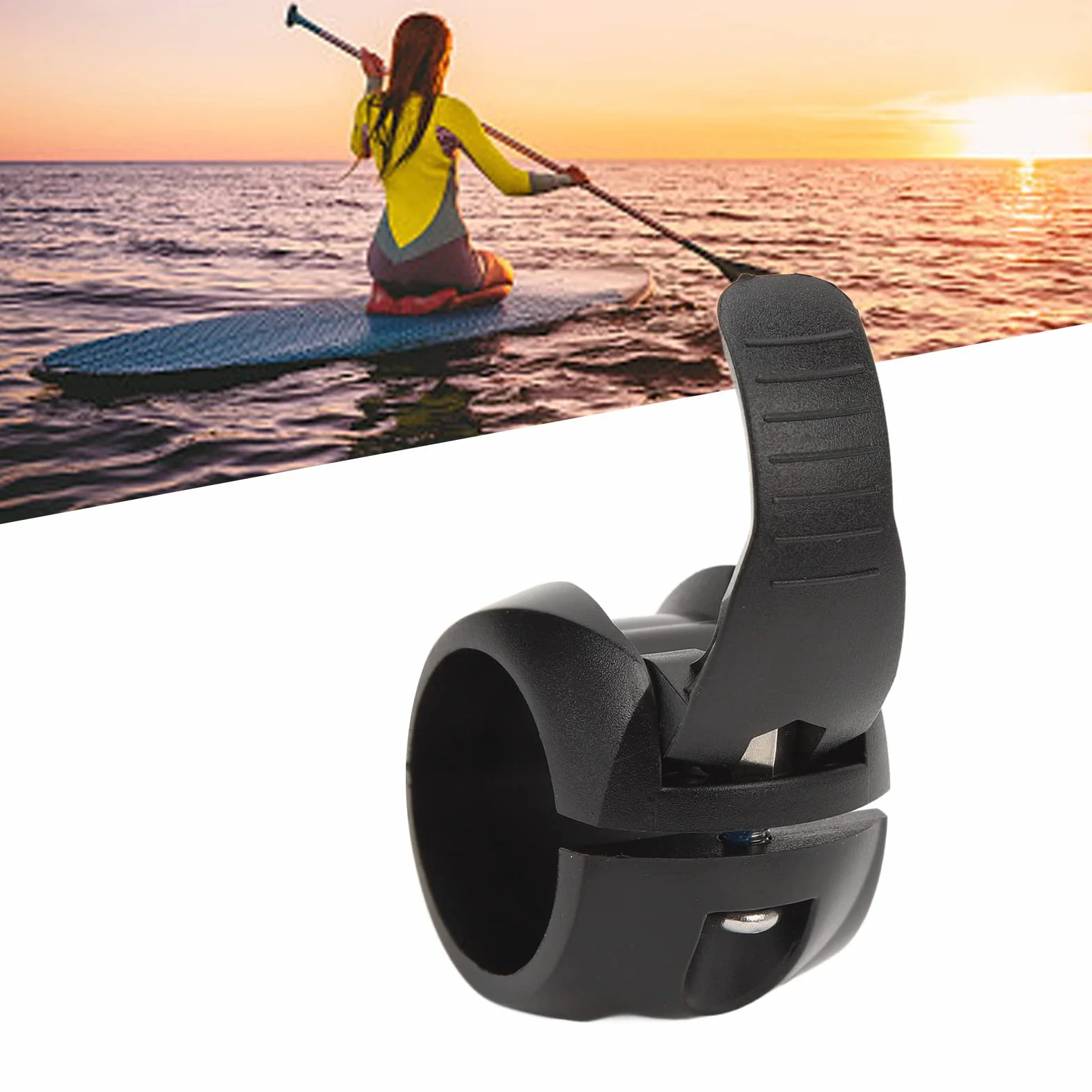 Alomejor Morsetto Paddle Surf in Acciaio Inox PVC 26-29mm