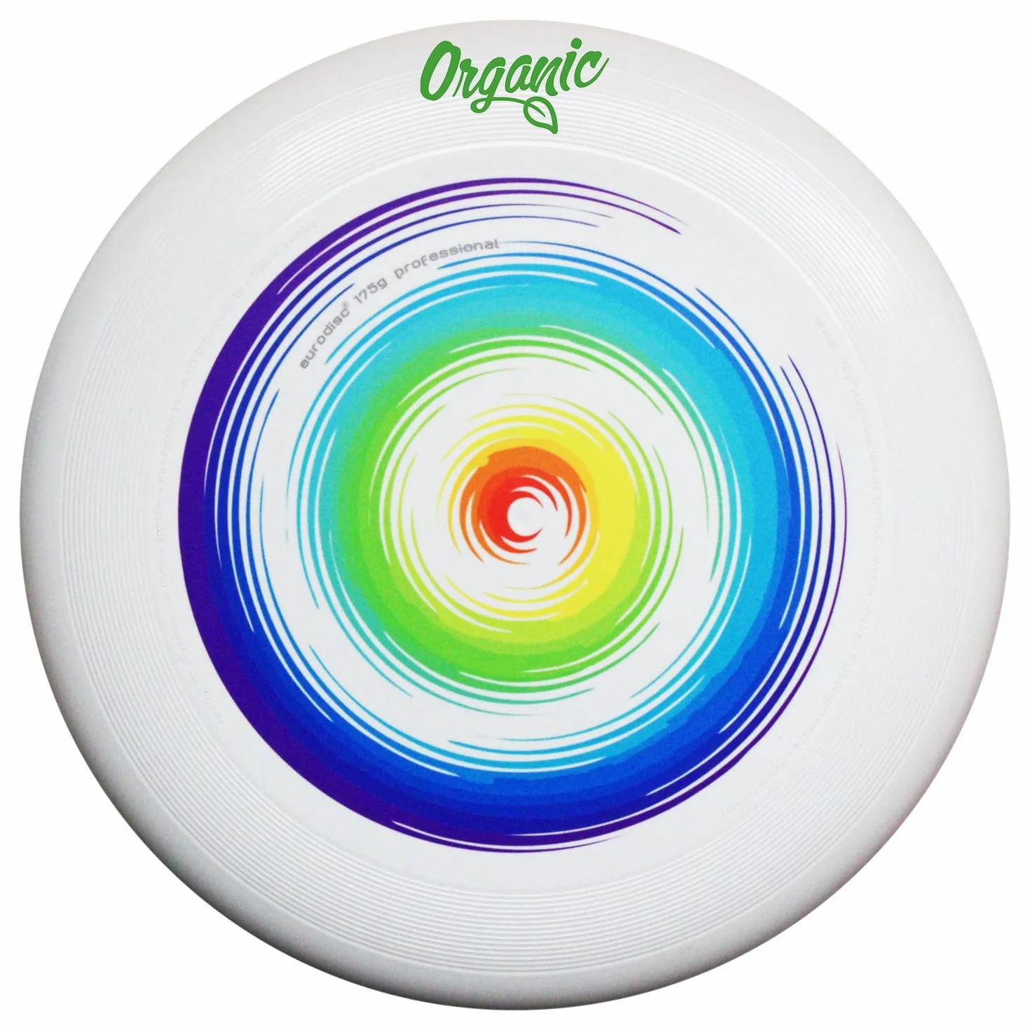 Euro Disco Ultimate Frisbee 175g Rainbow Duro