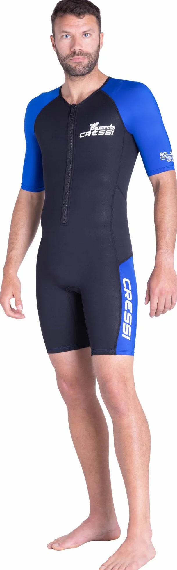 CRESSI Tiburon Man Shorty Wetsuit 2mm Neoprene Ultra Stretch Elastane