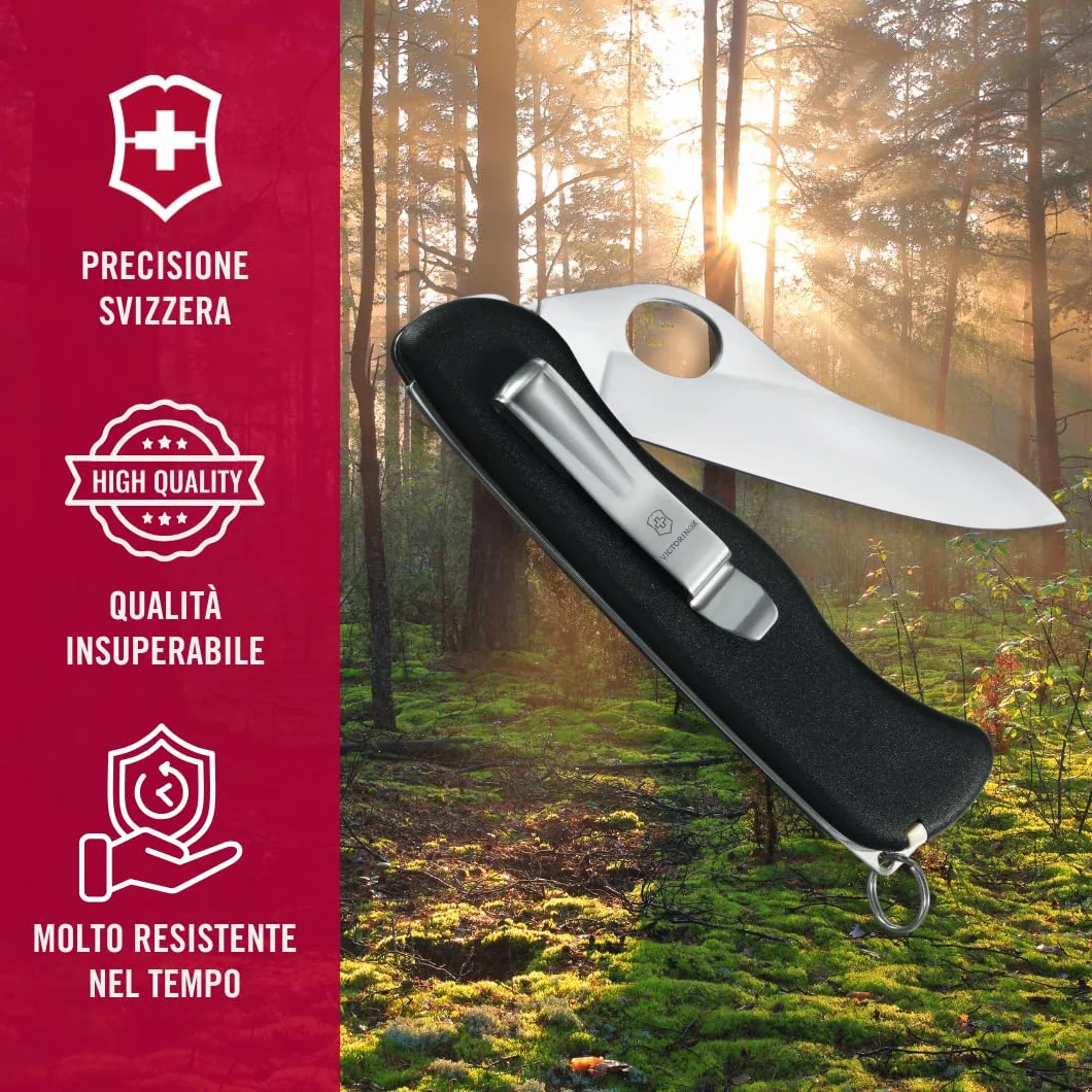 Victorinox Sentinel M Clip Szwajcarski Nóż 5 Funkcji Blokowany