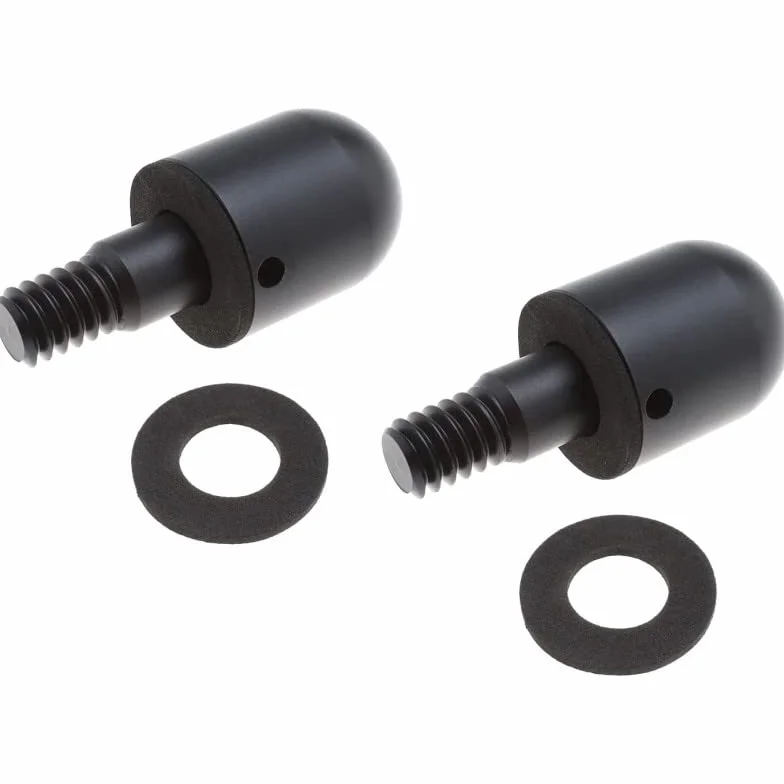 Sound Way 2X Protezioni Rotonde Shock Guardia Chiodo Paraurti Posteriore Auto Anti Collisione Compatibile con Smart ForTwo 451