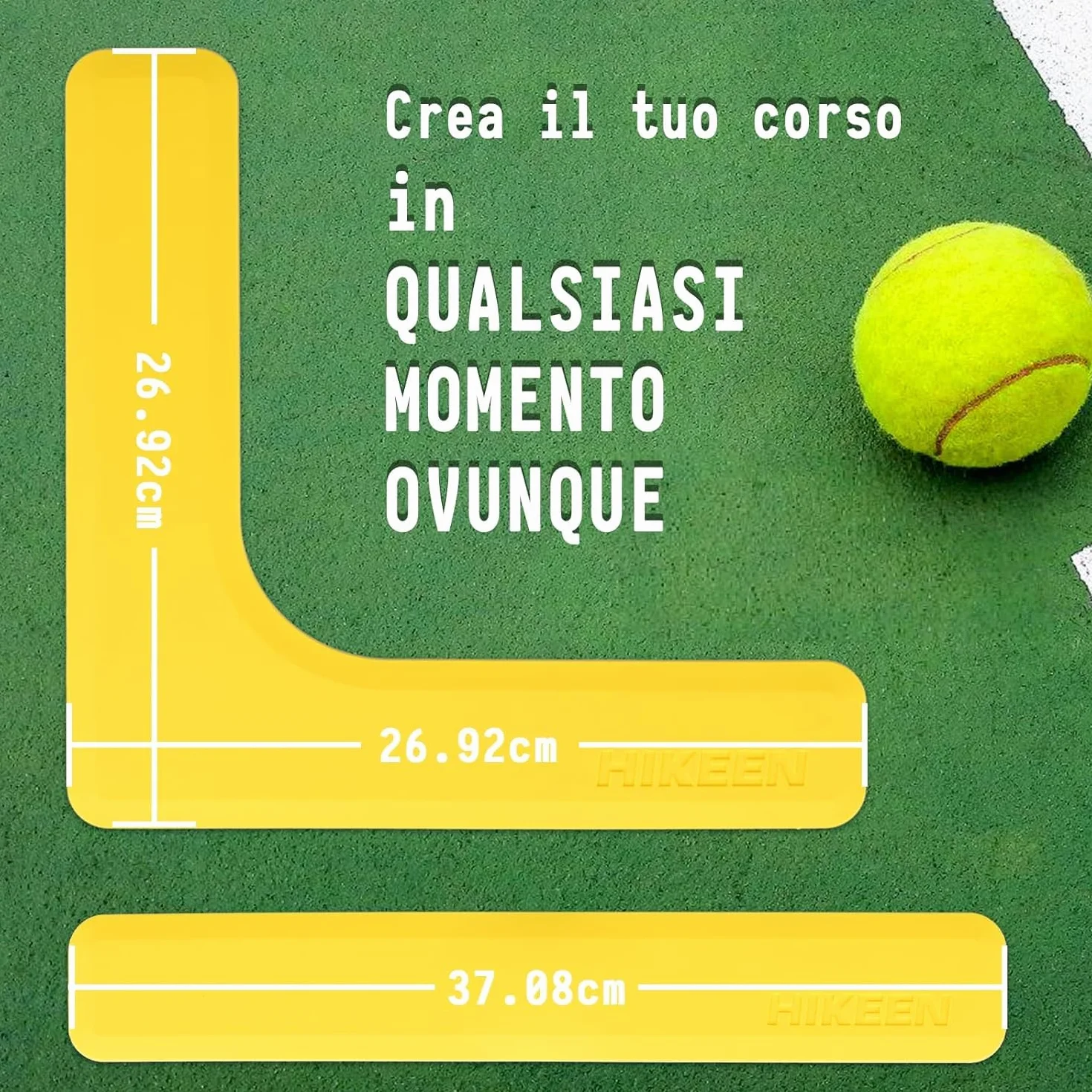 Kit di Marcatori per Linee del Campo Anti-scivolo Resistenti al Vento 84 Pezzi per Pickleball