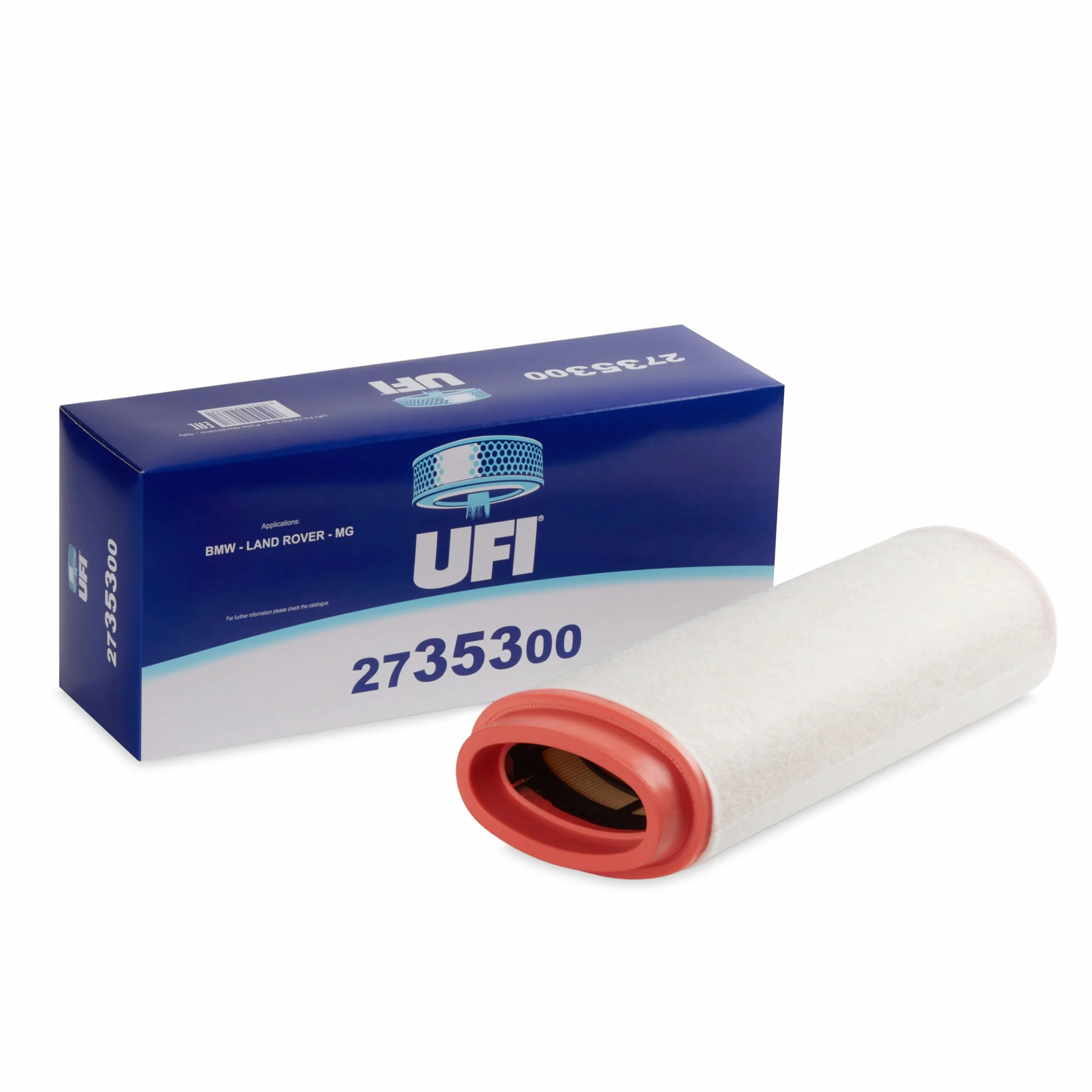 UFI Filters, Filtro Aria 27.353.00, Filtro Aria per Ricambio, Adatto a Auto, Applicabile su Diversi Modelli BMW, BMW Alpina, Land Rover, MG e Rover