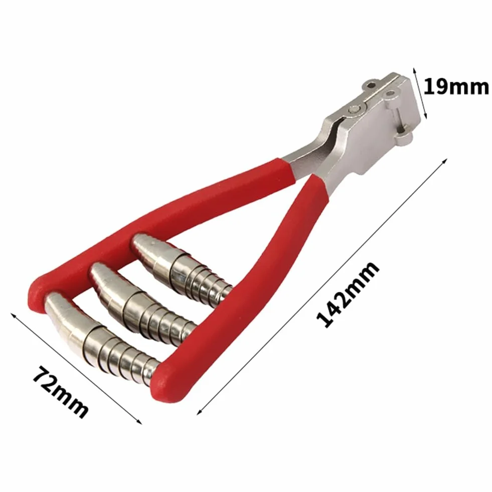 Clip di filettatura per racchetta da tennis e badminton, manico antiscivolo, molla ad alta pressione, rosso