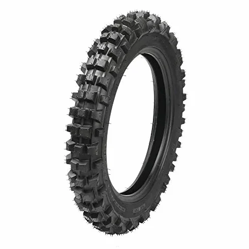 Pneumatico 80/100-12 per Pit Bike Dirt Bike Motocross, Gomma 12 Pollici Non Tubeless, Uso Offroad