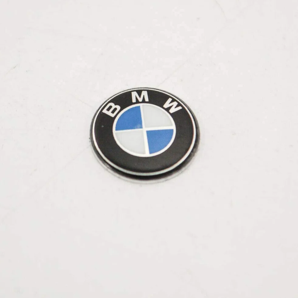 BMW Adesivo per chiave con logo arrotondato 11 mm (66122155754) (colla non inclusa)