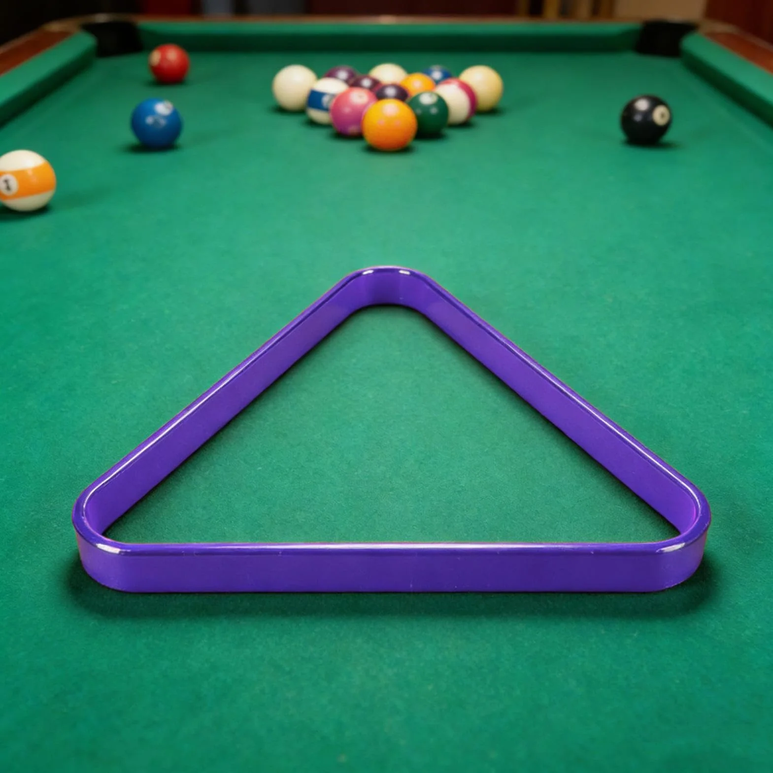 Triangolo da biliardo standard per tavoli da biliardo, resistente per allenamento, insegnamento e partite