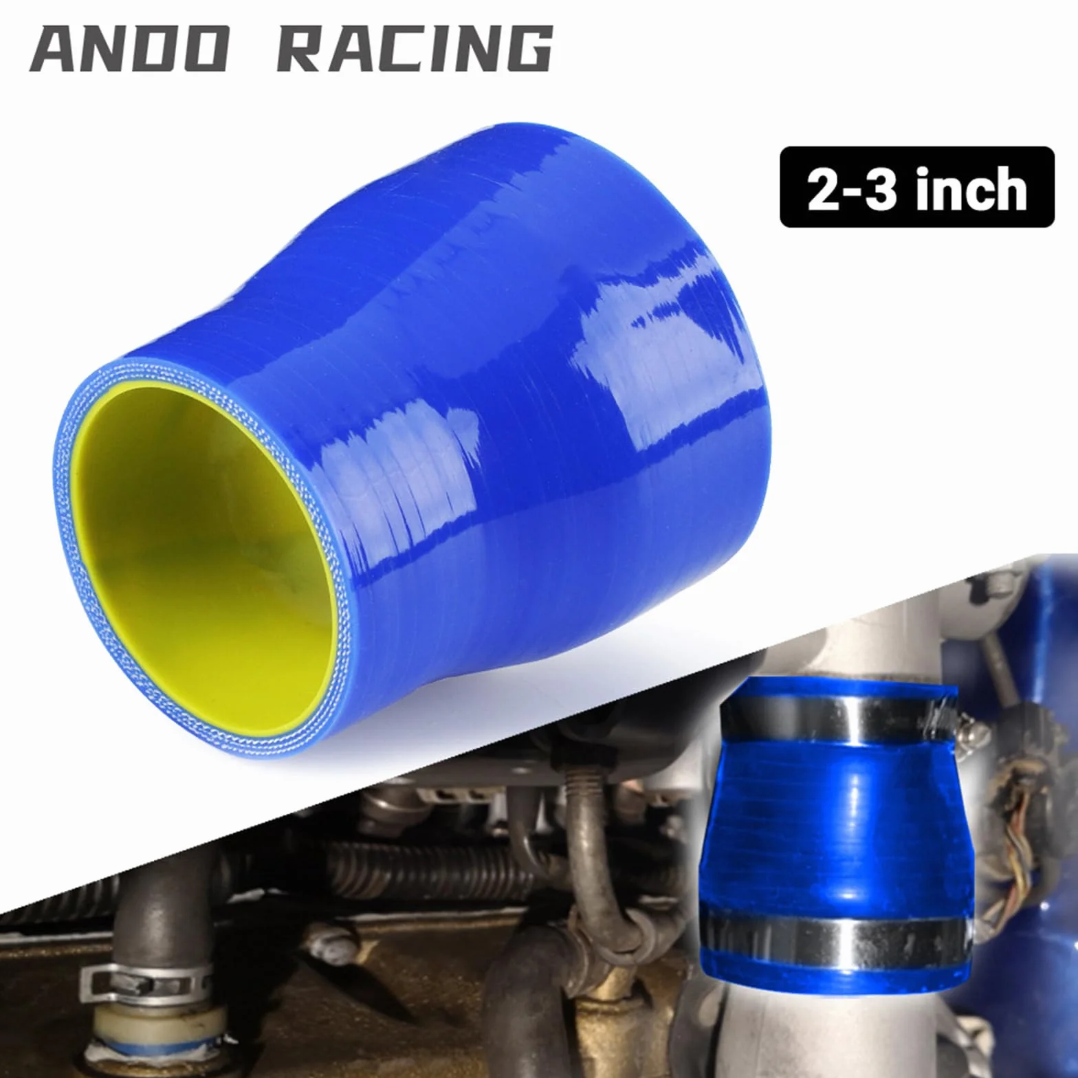 Tubi intercooler silicone 51-64 mm riduttore accoppiatore per auto Turbo Boost