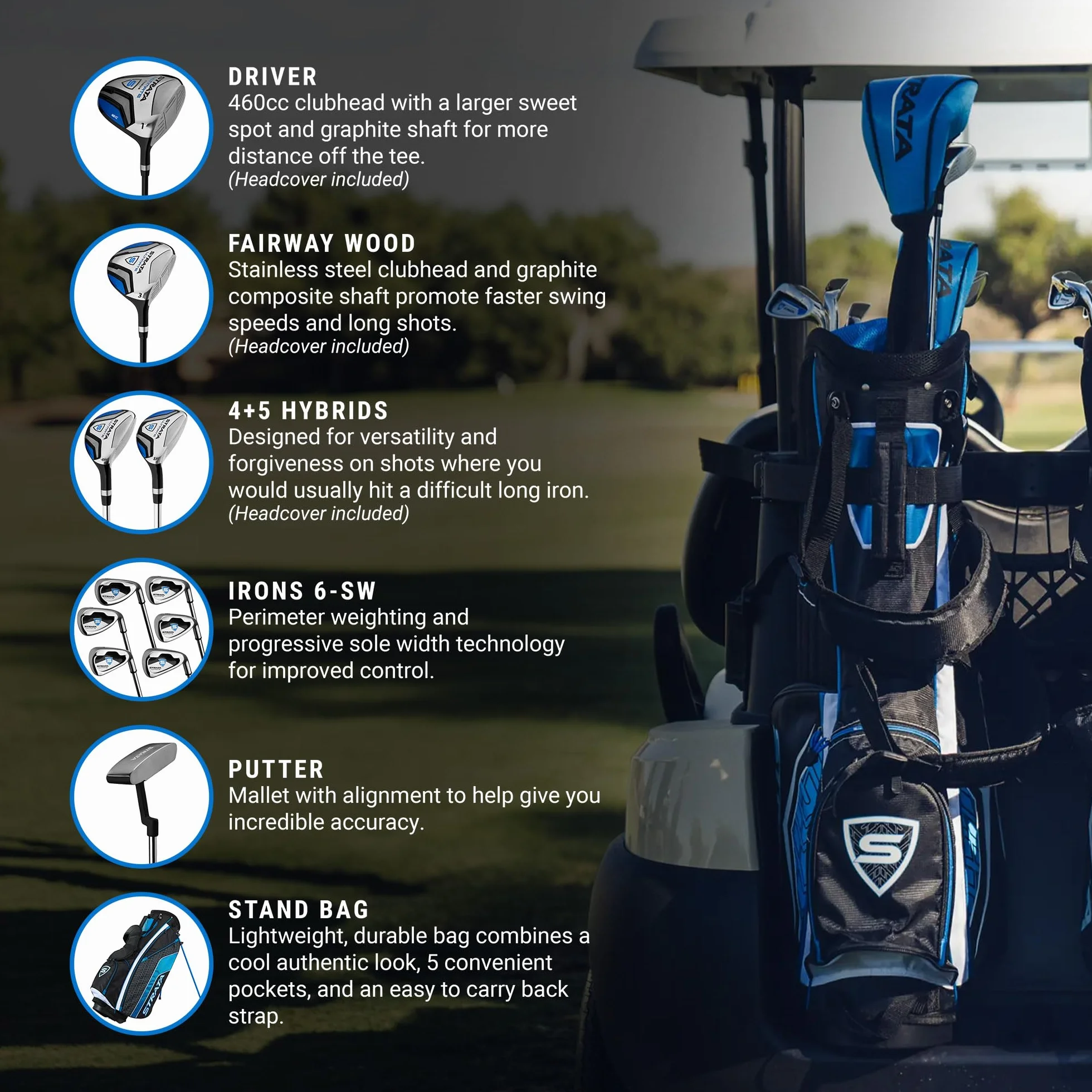 Callaway Strata Golf Set da Uomo