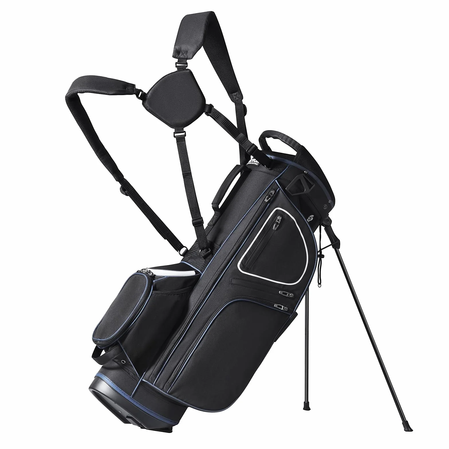 VEVOR Borsa da golf cart 14 vie divisore, borsa da carrello golf resistente con copertura antipolvere e doppia cinghia staccabile