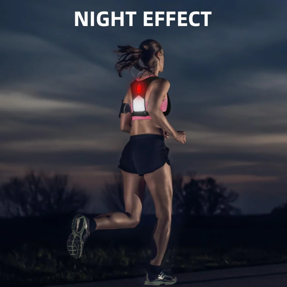 Flintronic Gilet Riflettente Porta Telefono per Ciclismo Jogging Escursionismo