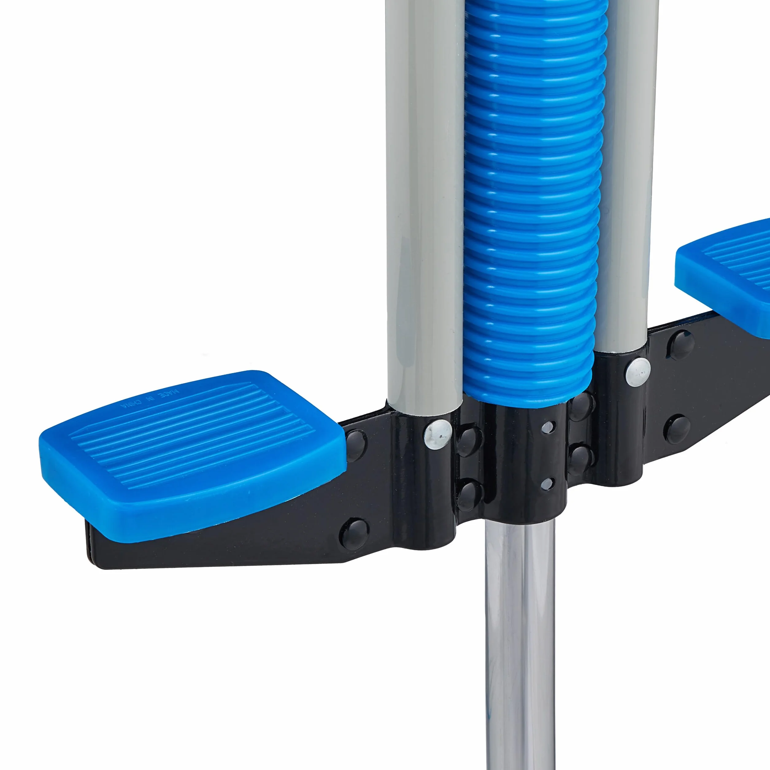 Relaxdays Salterello per Bambini, Pogo Stick, Acciaio Inox, 60 kg