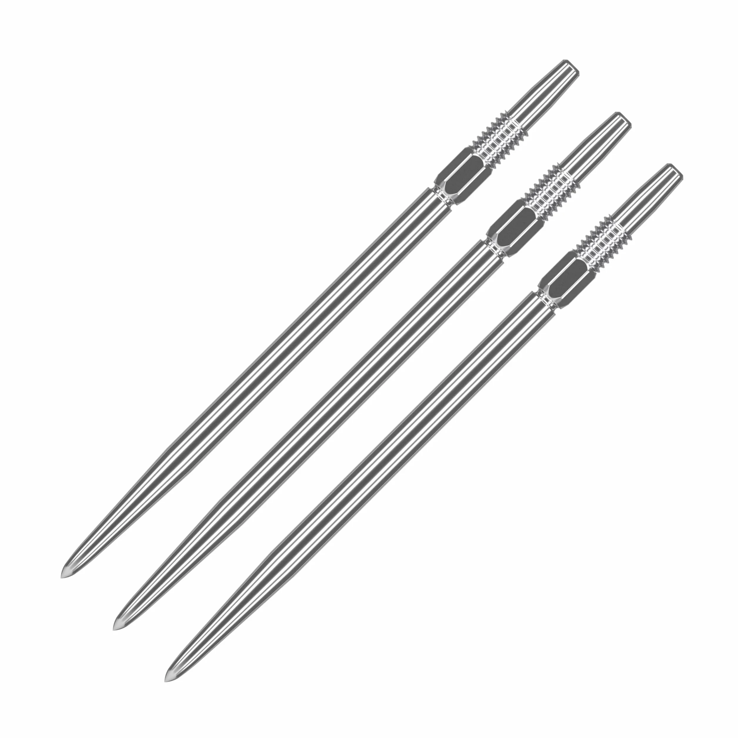 Target Darts Swiss Points punte lisce freccette 40 mm argento confezione da 3