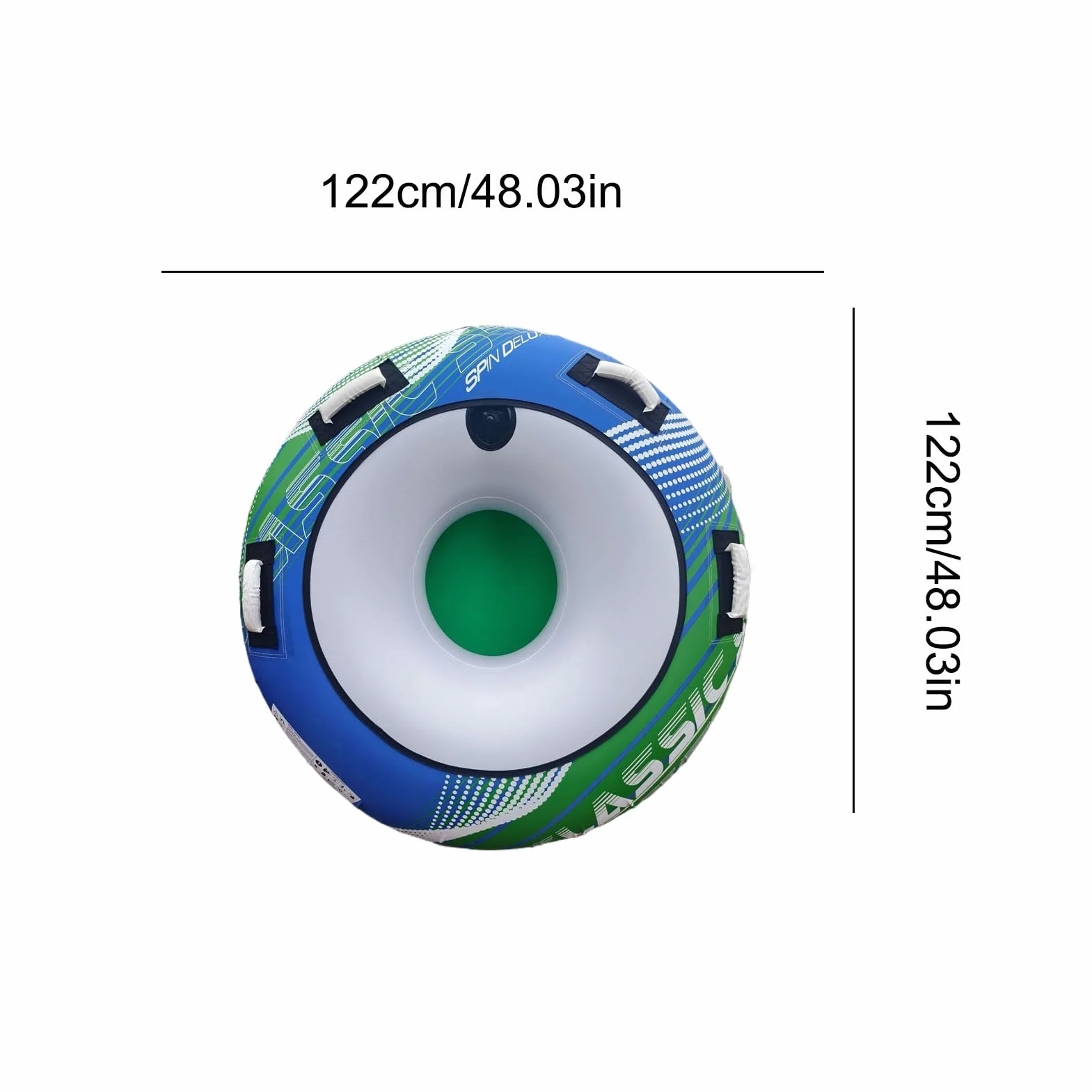Gommoni da Traino Tubi Nautici Zattera Gonfiabile Sci Nautico Alta Resistenza Rafting Spiaggia Nuoto Wakeboard Sport Acquatici